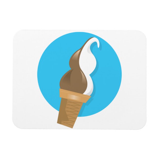 Soft Ice Cream Magnet (Horisontell)