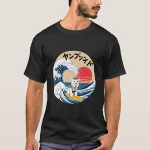 Soft Jackat Wheaten Terrier Japanska Kanagawa Wave T Shirt