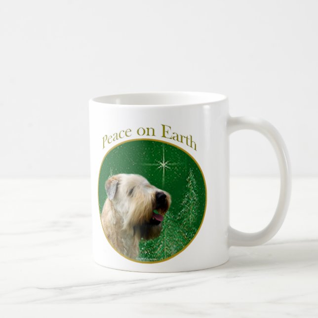 Soft Jackat Wheaten Terrier Peace Kaffemugg (Höger)