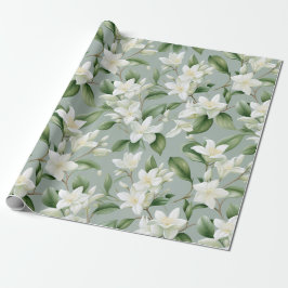 Soft Jasmine Floral Elegance Presentpapper