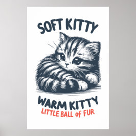 Soft Kattunge Poster