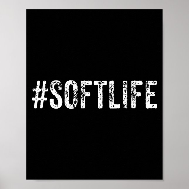Soft Life Dont Stress Stress Softlife Softli  Poster (Framsidan)