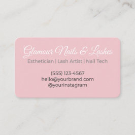 Soft Luxury Beauty/Wellness Parlor Visitkort