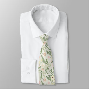 Soft Mint Green Garden Flower Pattern Slips