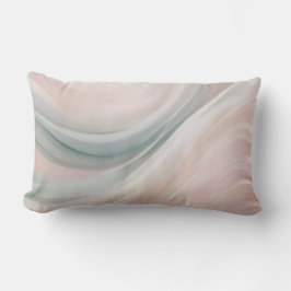 Soft Mint och Rosa Vinkara kusten Lumbarkudde