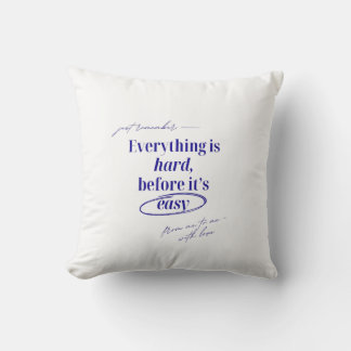 Soft Motivational Pillow Kudde