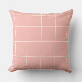 Soft Neutral Grid Pattern Minimal Check Design Kudde