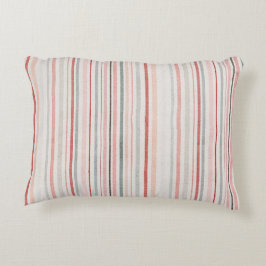 Soft Neutral Stripe Accent Pillow Prydnadskudde