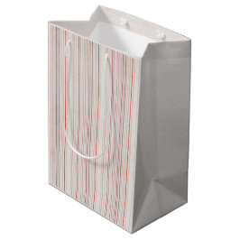 Soft Neutral Stripe Gift Bag