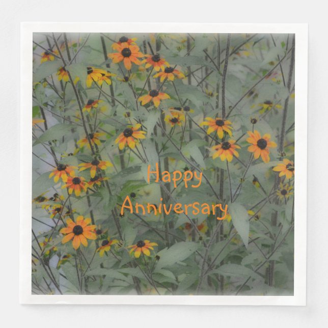 Soft- och Dreamy Lycklig-årsdagen Pappersservett (Framsida)