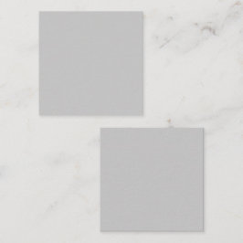 Soft Pale Gray Geometric Fyrkantigt Visitkort