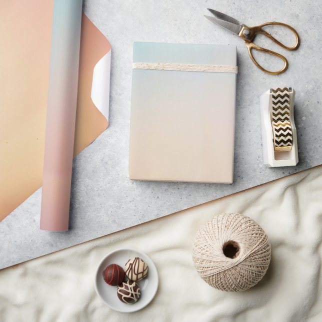 Soft Pastel Aesthetic Wrapping Paper Presentpapper (Hantverk)
