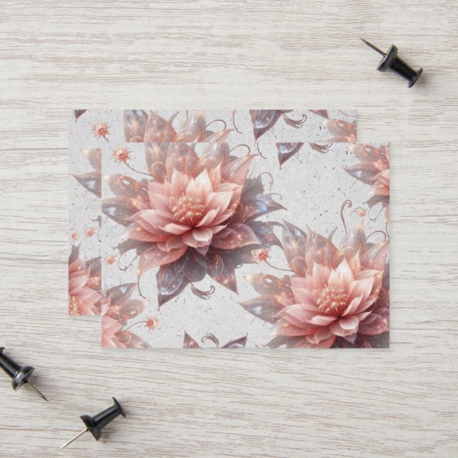 Soft Pastel Floral Business Card – Elegant Botanic (Fram/Back In Situ)