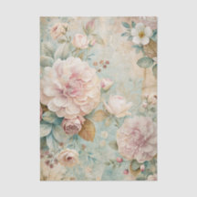 Soft Pastel Floral Pattern with Peonies