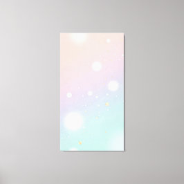 soft pastel gradient background is dotted canvastryck