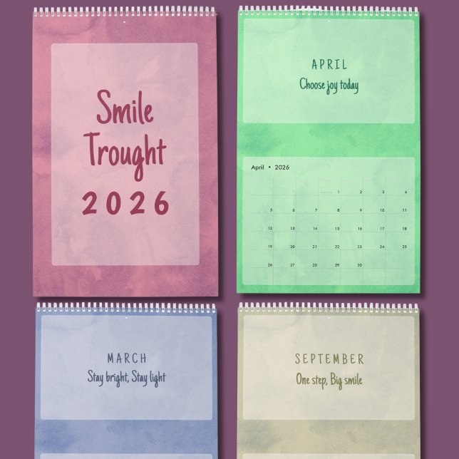 Soft Pastel Inspirational Art Calendar Kalender (Skapare uppladdad)