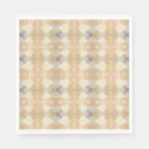 Soft Pastel Kaleidoscope Pappra Napkins