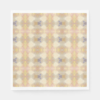 Soft Pastel Kaleidoscope Pappra Napkins Pappersservett