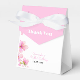 Soft Pastel Rosa Cherry Blommar Sakura Birthday Presentaskar