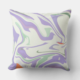 Soft Pastel Swirls Kudde