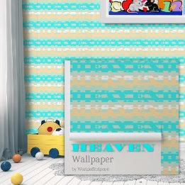 Soft Pastel Turcos Beige Modern Heaven Mönster