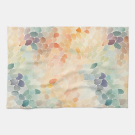 Soft Pastel Watercolor Abstract Kökshandduk