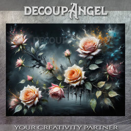 Soft Petal Dream - Decoupage -