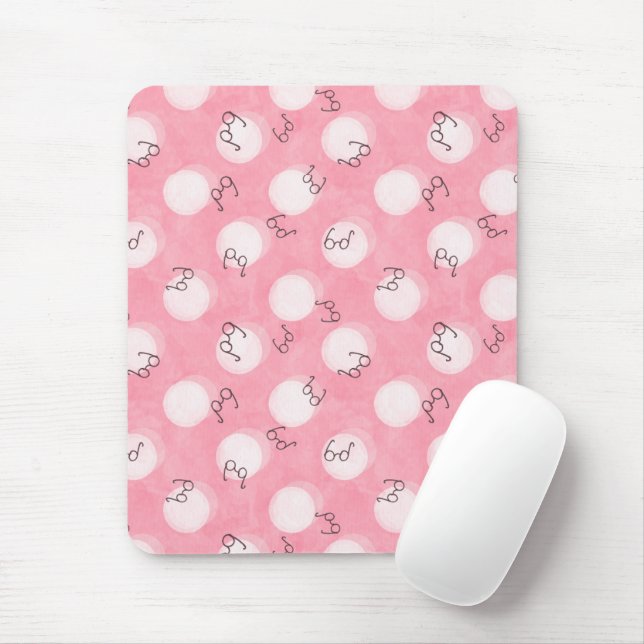 Soft Pink Cute Pattern – Minimal Aesthetic Polka Musmatta (Med mus)