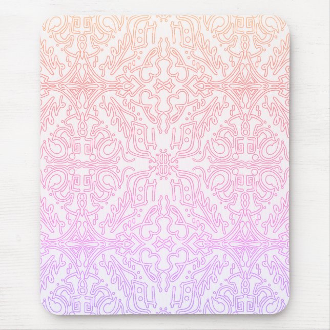 Soft Pink Dream Mandala pattern series Musmatta (Framsidan)