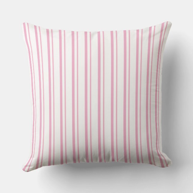 soft pink strips throw pillow kudde (Baksida)