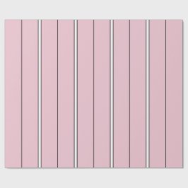 Soft Pink Vertical Stripe Pattern Minimal Presentpapper