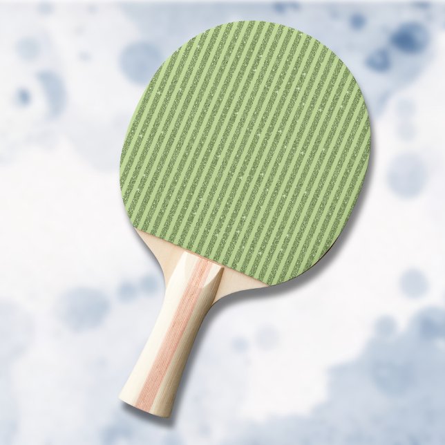 Soft Pistachio Glitter Style Minimal Pattern Pingisracket (Skapare uppladdad)