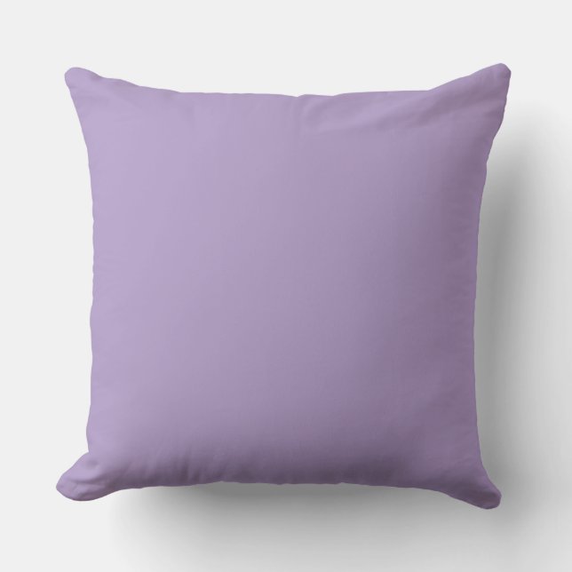 Soft Purple,Solid ,Modern Throw Pillow Kudde (Framsida)