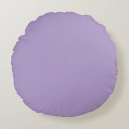 Soft Purple,Solid ,Modern Throw Pillow Rund Kudde