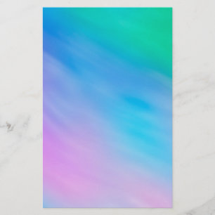 Soft Rainbow Färgad Himlar Brevpapper