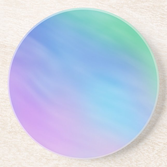 Soft Rainbow Färgad Himlar Underlägg (Framsidan)