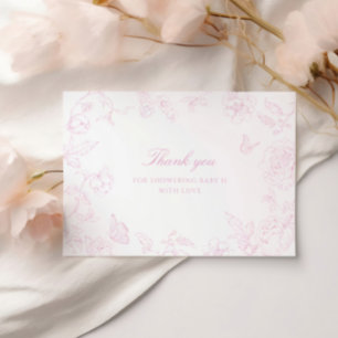 Soft Ro Chinoiserie Baby Shower Tack Kort