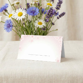 Soft, Romantic Cherry Blommar Bröllop Bord namn Placeringskort