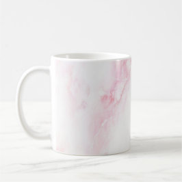 Soft Rosa Marble Struktur Kaffemugg