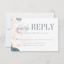 Soft Rosa Peony Bröllop OSA Card
