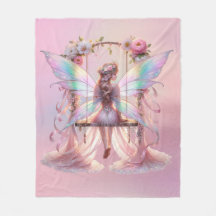 Soft Rosa Peony Swing Fairy Princess Girls