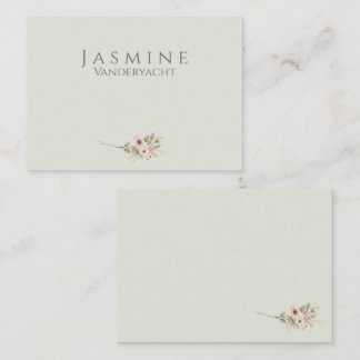 Soft Sage Botanical Wedding Place Cards Placeringskort
