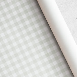 Soft Sage Buffalo Check Berry Första födelsedag Presentpapper