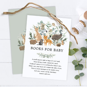 Soft Sage Grönt Australian Animals Bokar för Baby Tilläggskort