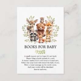Soft Sage Grönt Woodland Animals Bokar för Baby Tilläggskort
