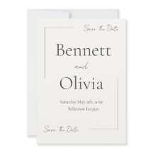 Soft Season Bröllop spara datum