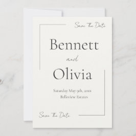 Soft Season Bröllop spara datum Spara Datumet