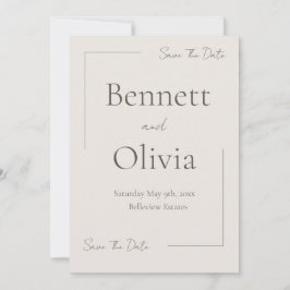 Soft Season Bröllop spara datum Spara Datumet