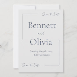 Soft Season Bröllop spara datum Spara Datumet