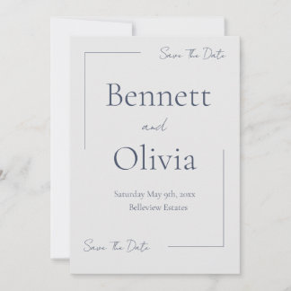 Soft Season Bröllop spara datum Spara Datumet